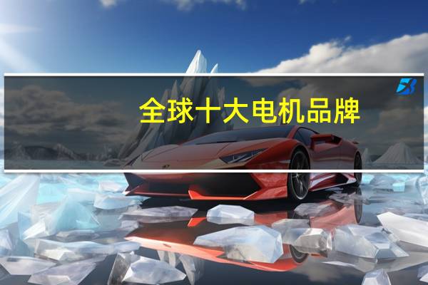 全球十大电机品牌