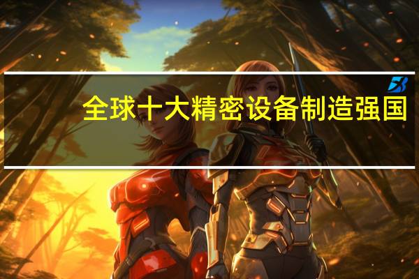 全球十大精密设备制造强国