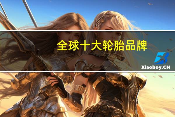 全球十大轮胎品牌