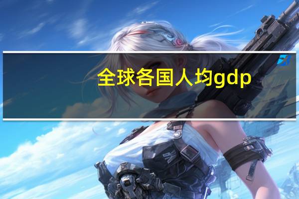 全球各国人均gdp