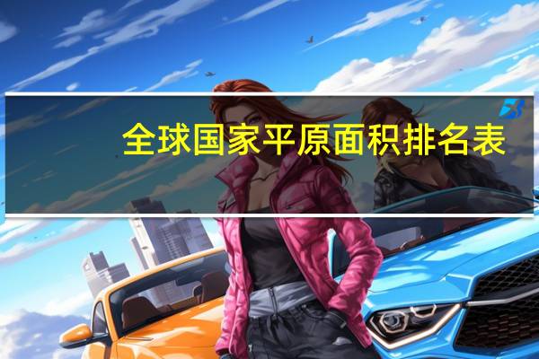 全球国家平原面积排名表