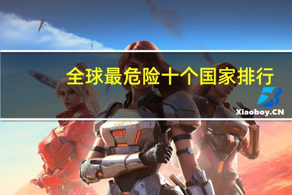全球最危险十个国家排行