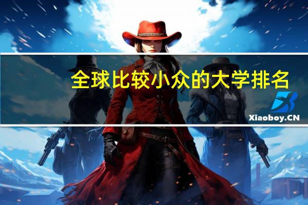 全球比较小众的大学排名