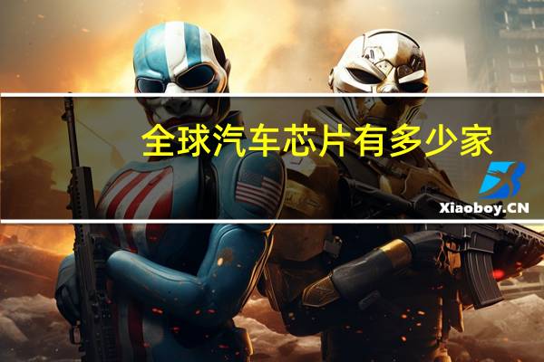 全球汽车芯片有多少家