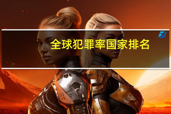 全球犯罪率国家排名