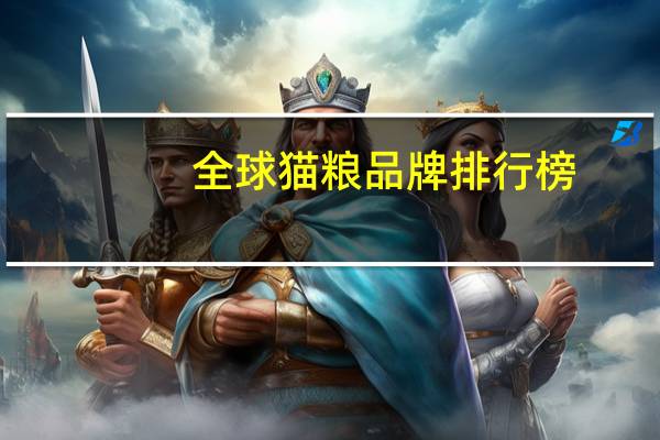 全球猫粮品牌排行榜