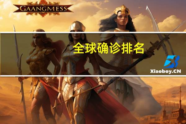 全球确诊排名