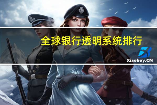 全球银行透明系统排行