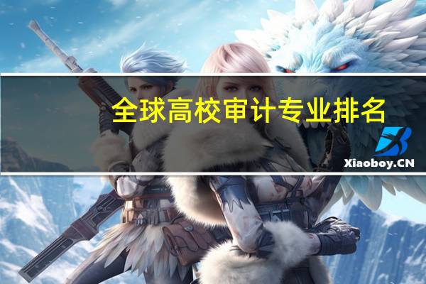 全球高校审计专业排名