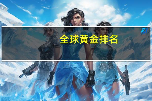 全球黄金排名