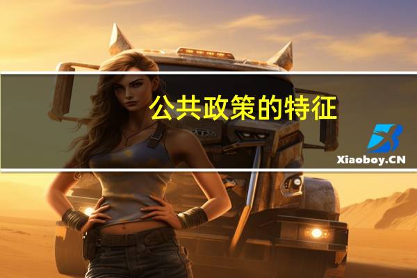 公共政策的特征