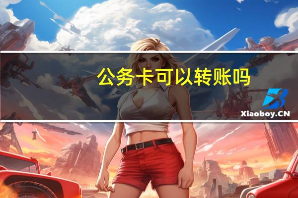 公务卡可以转账吗