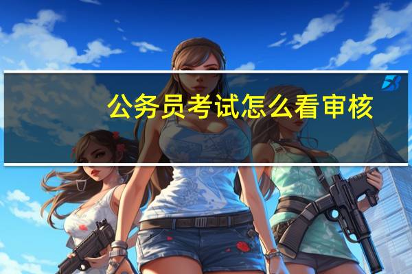 公务员考试怎么看审核