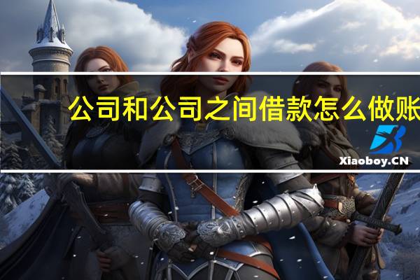 公司和公司之间借款怎么做账