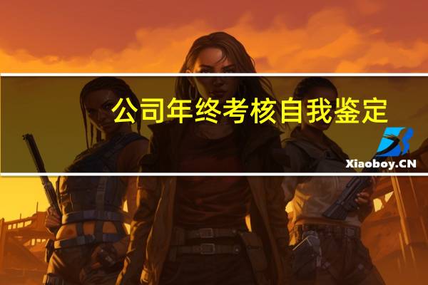 公司年终考核自我鉴定