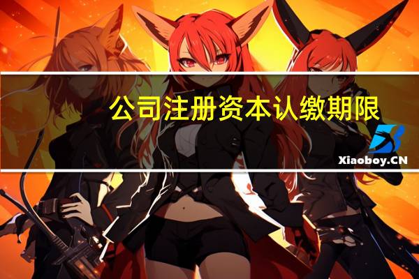 公司注册资本认缴期限