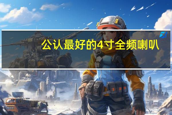 公认最好的4寸全频喇叭