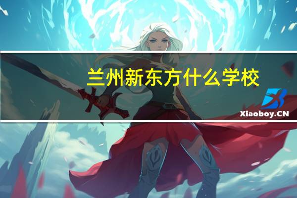 兰州新东方什么学校