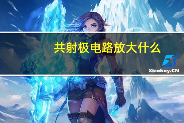 共射极电路放大什么