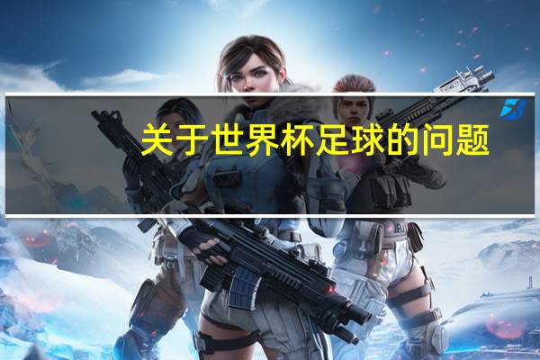 关于世界杯足球的问题