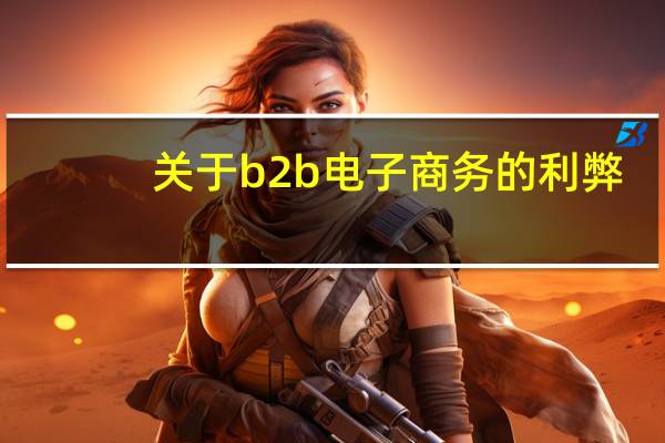 关于b2b电子商务的利弊