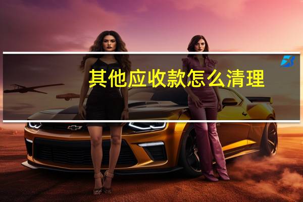 其他应收款怎么清理