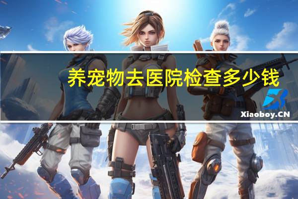 养宠物去医院检查多少钱