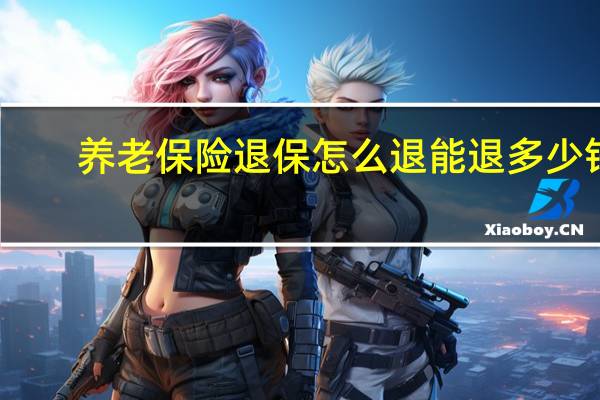 养老保险退保怎么退能退多少钱