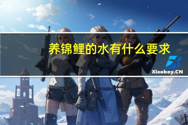 养锦鲤的水有什么要求