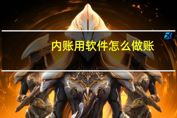 内账用软件怎么做账