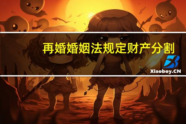 再婚婚姻法规定财产分割