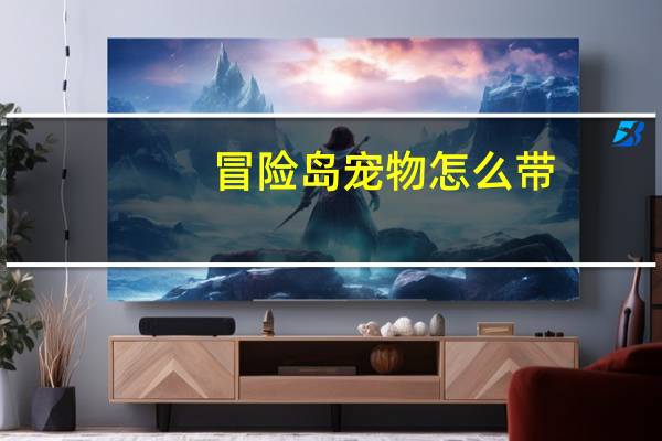 冒险岛宠物怎么带