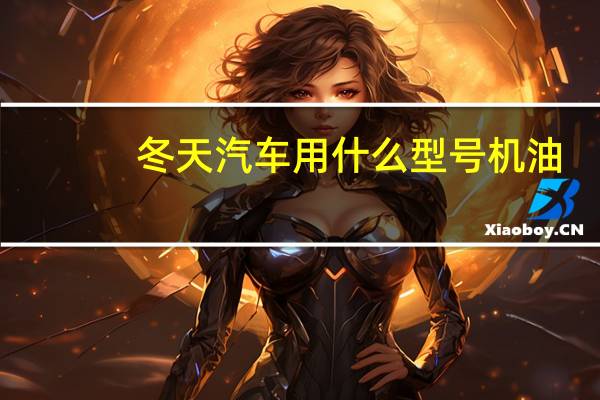 冬天汽车用什么型号机油