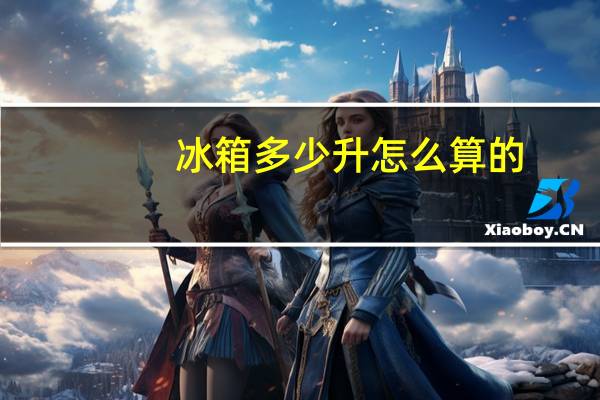 冰箱多少升怎么算的