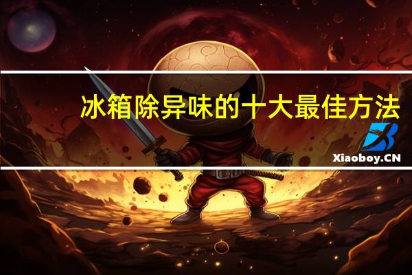 冰箱除异味的十大最佳方法