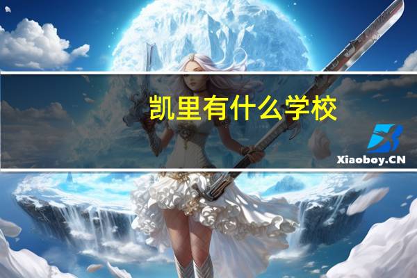 凯里有什么学校