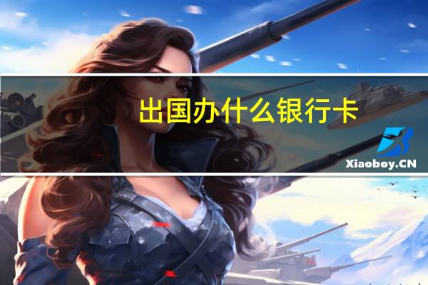 出国办什么银行卡