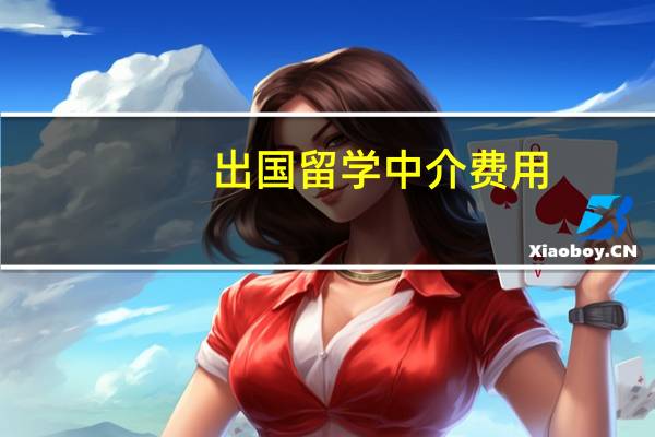 出国留学中介费用，一般要多少钱