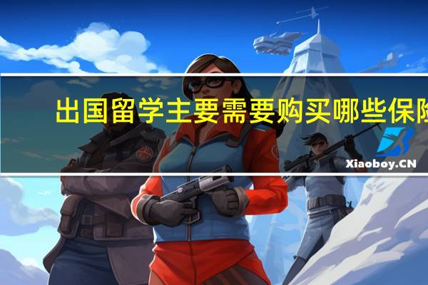出国留学主要需要购买哪些保险