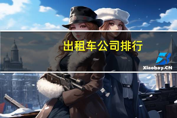 出租车公司排行