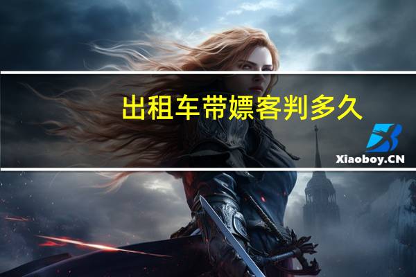 出租车带嫖客判多久