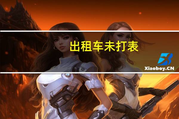 出租车未打表