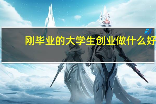 刚毕业的大学生创业做什么好