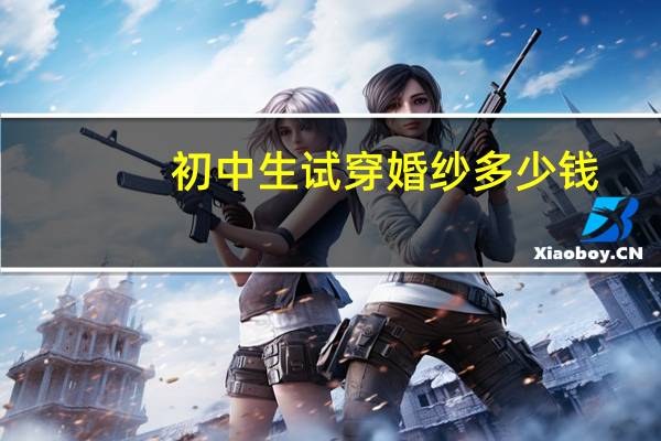 初中生试穿婚纱多少钱