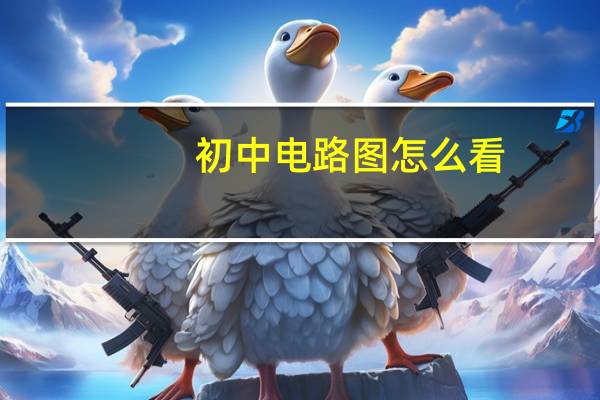 初中电路图怎么看
