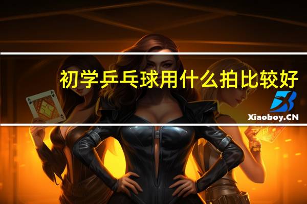 初学乒乓球用什么拍比较好