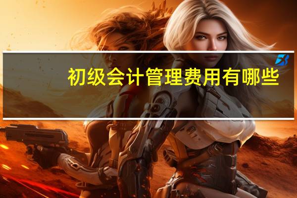 初级会计管理费用有哪些