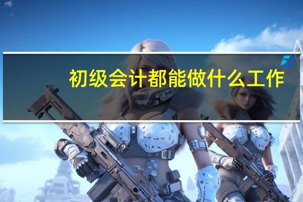 初级会计都能做什么工作