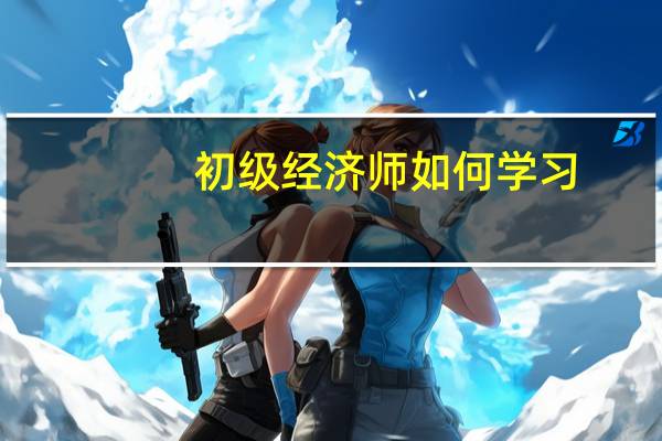 初级经济师如何学习