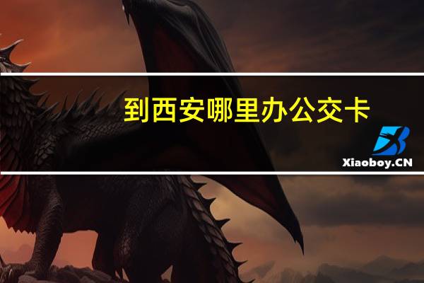 到西安哪里办公交卡